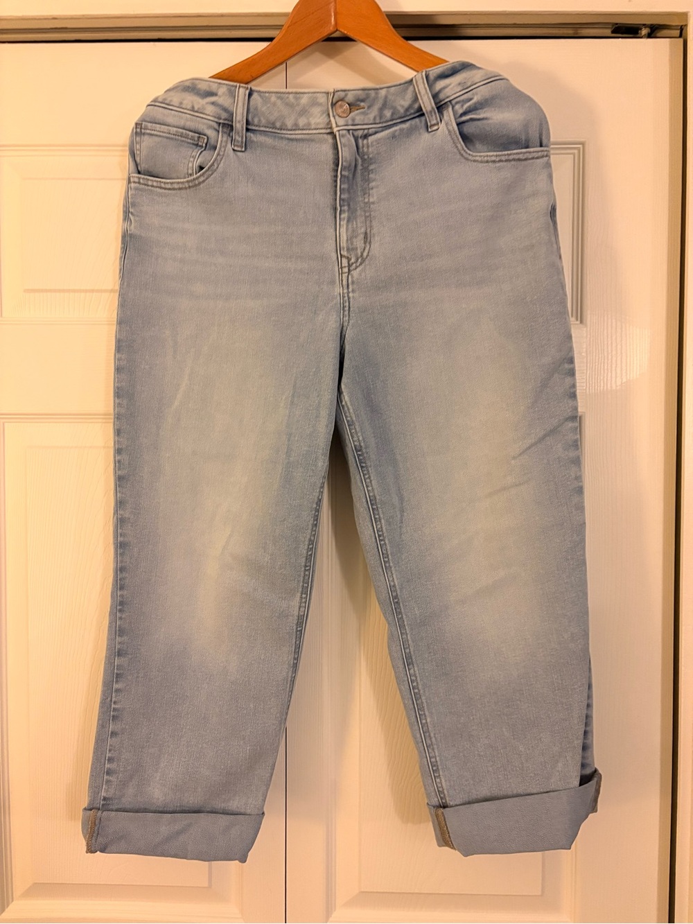 Maurices Light Blue Wide Leg Jeans